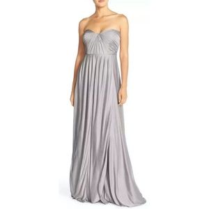 Jenny Yoo Demi Convertible Strapless Gown